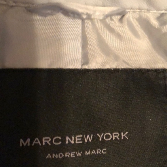 Marc New York (nwot)faux gray leather crop jacket - Picture 12 of 13